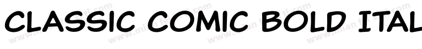 Classic Comic Bold Italic字体转换